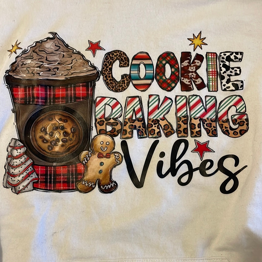 Cookie Baking Vibes Crew Neck Sweatshirt