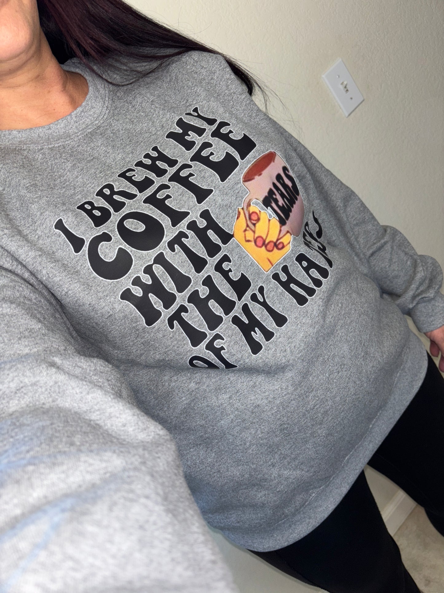 Haters Gonna Hate Crew Neck Sweatshirt
