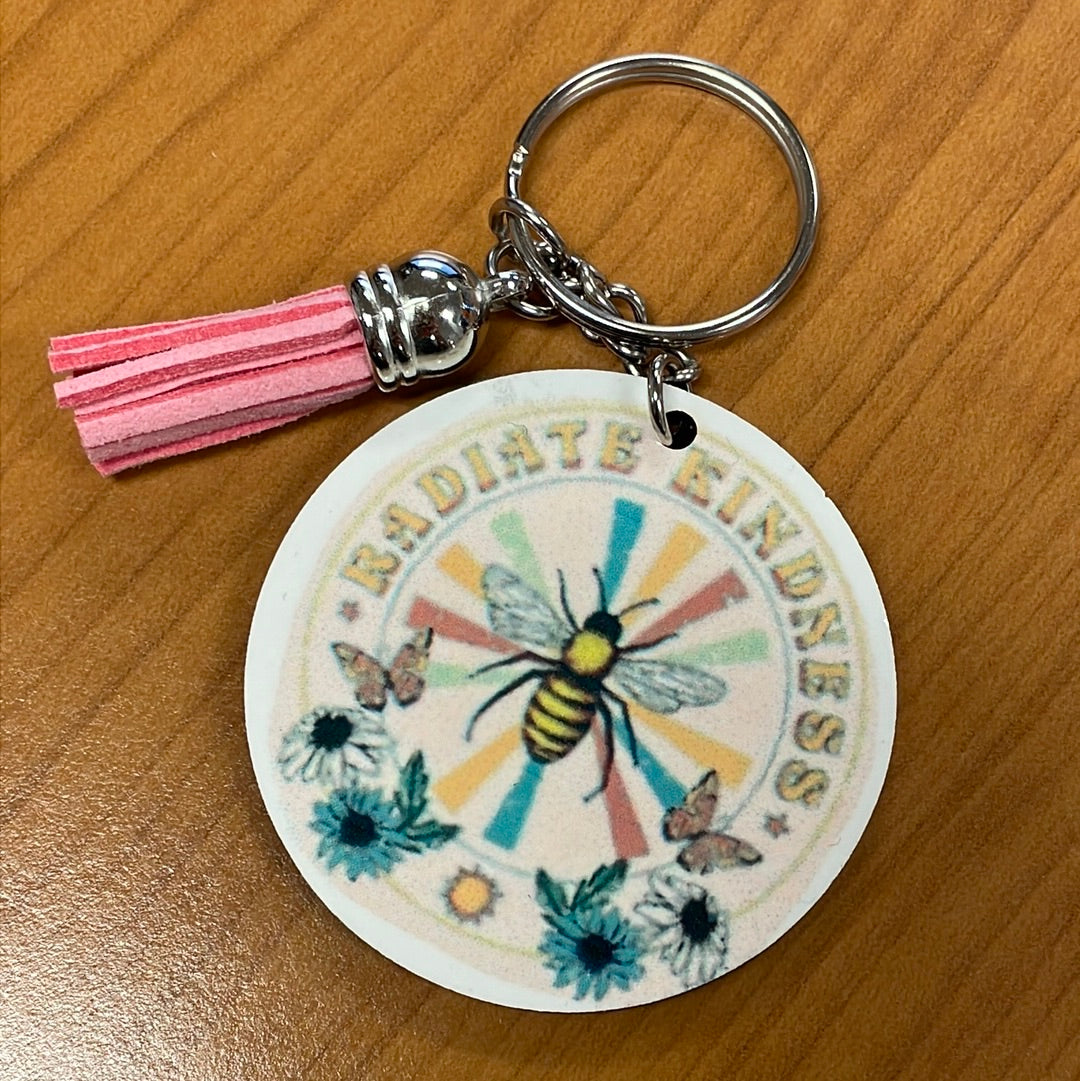 Kind Bee Keychain