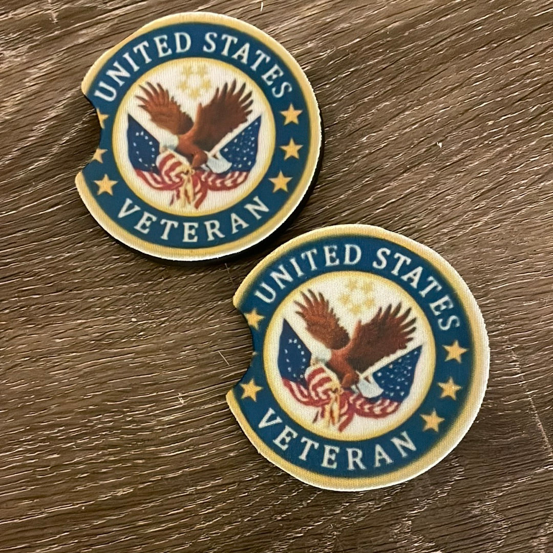 US Veteran Car Coasters