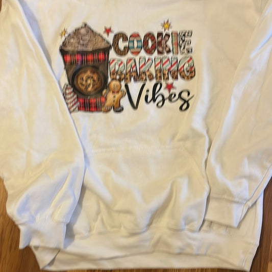 Cookie Baking Vibes Crew Neck Sweatshirt