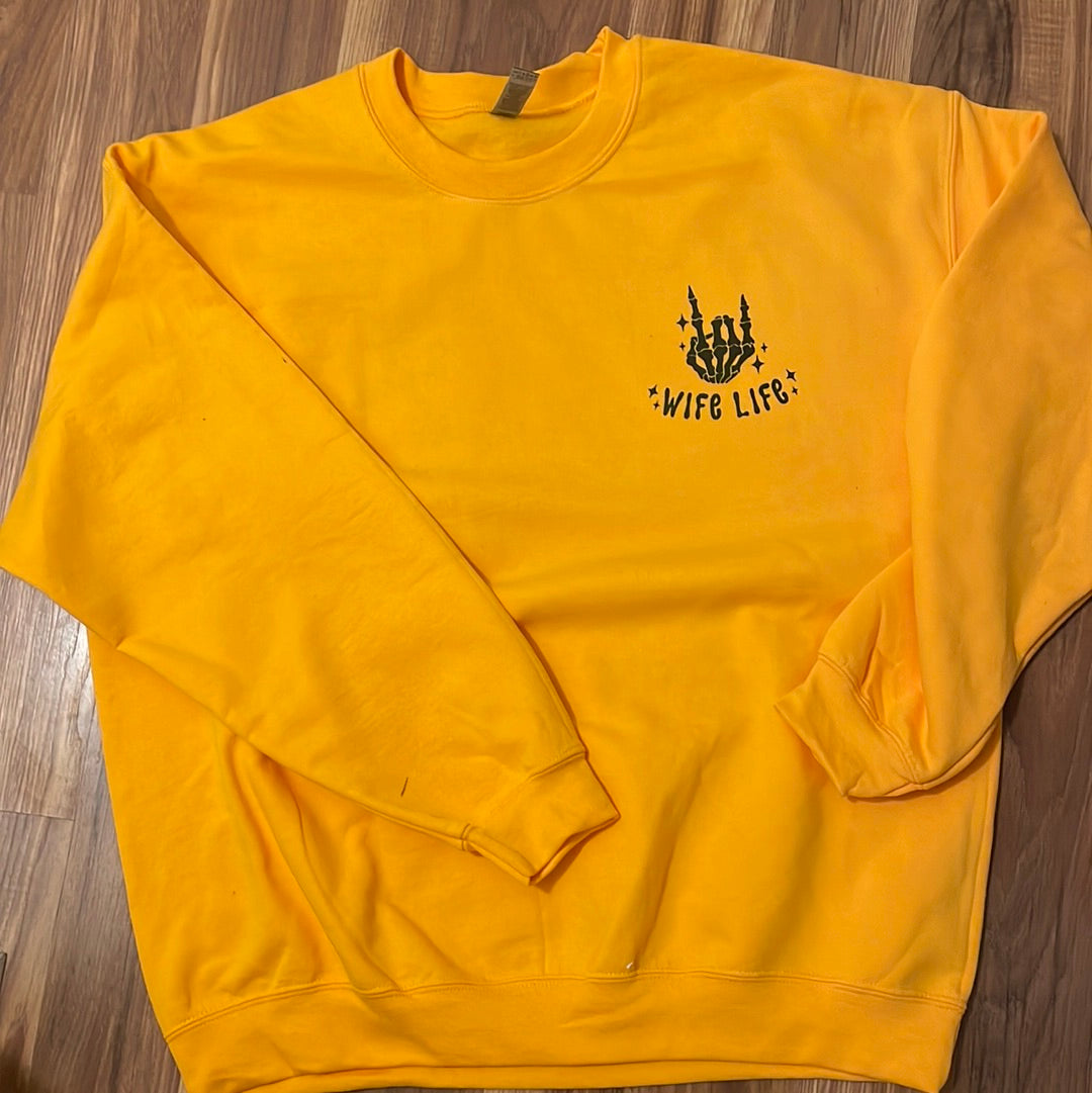 Wife Life Crew Neck