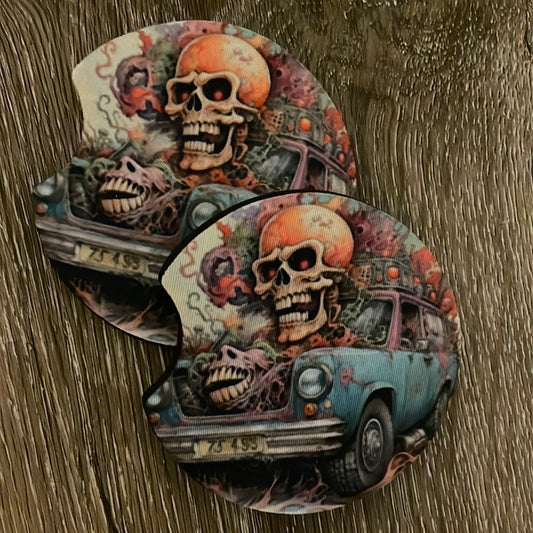 Skully Car Coaster #1