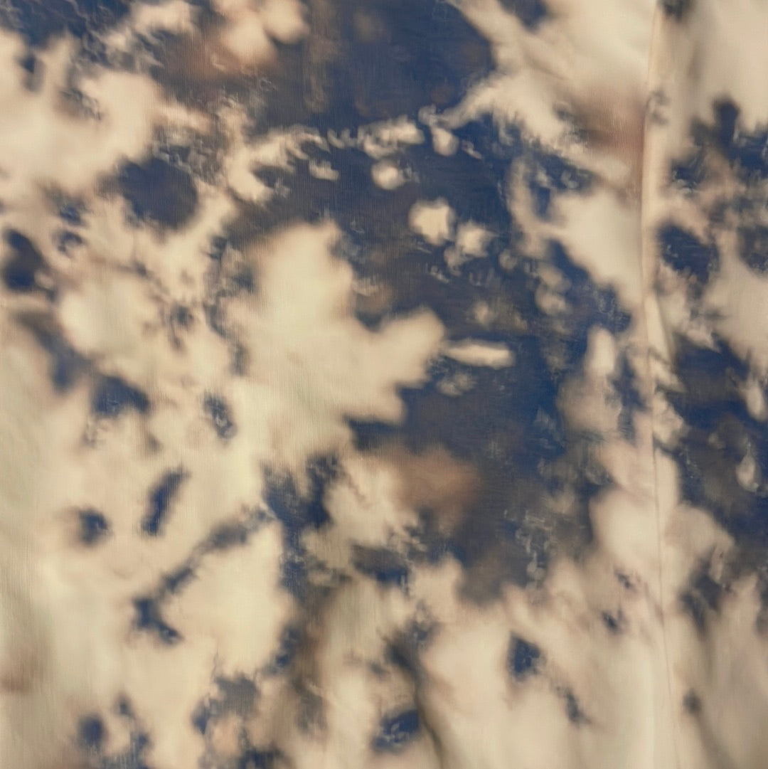Double Bleached Heather Royal Blue
