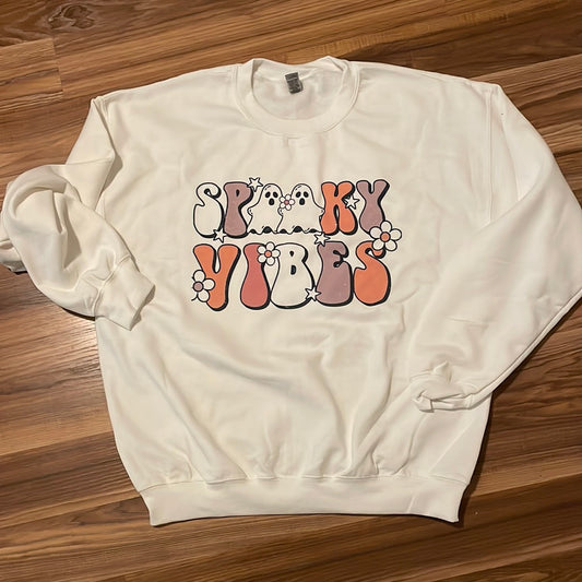 Spooky Vibes Crew Neck Sweatshirt