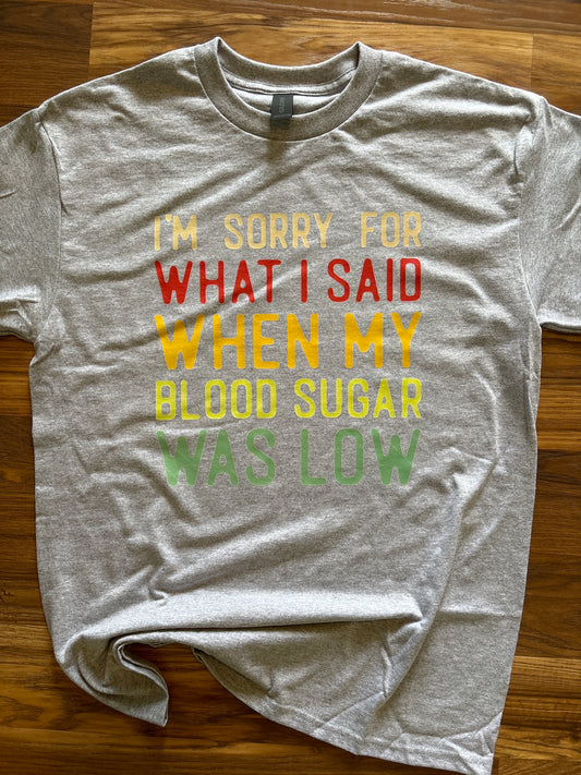 Low Blood Sugar
