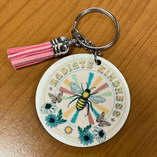 Kind Bee Keychain