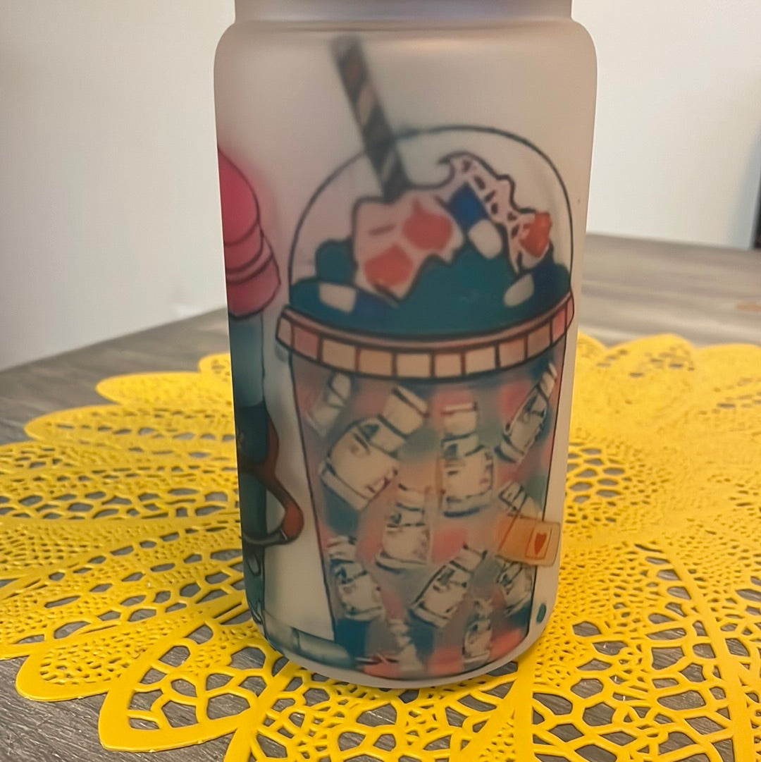 Nurse Glass Can Cup