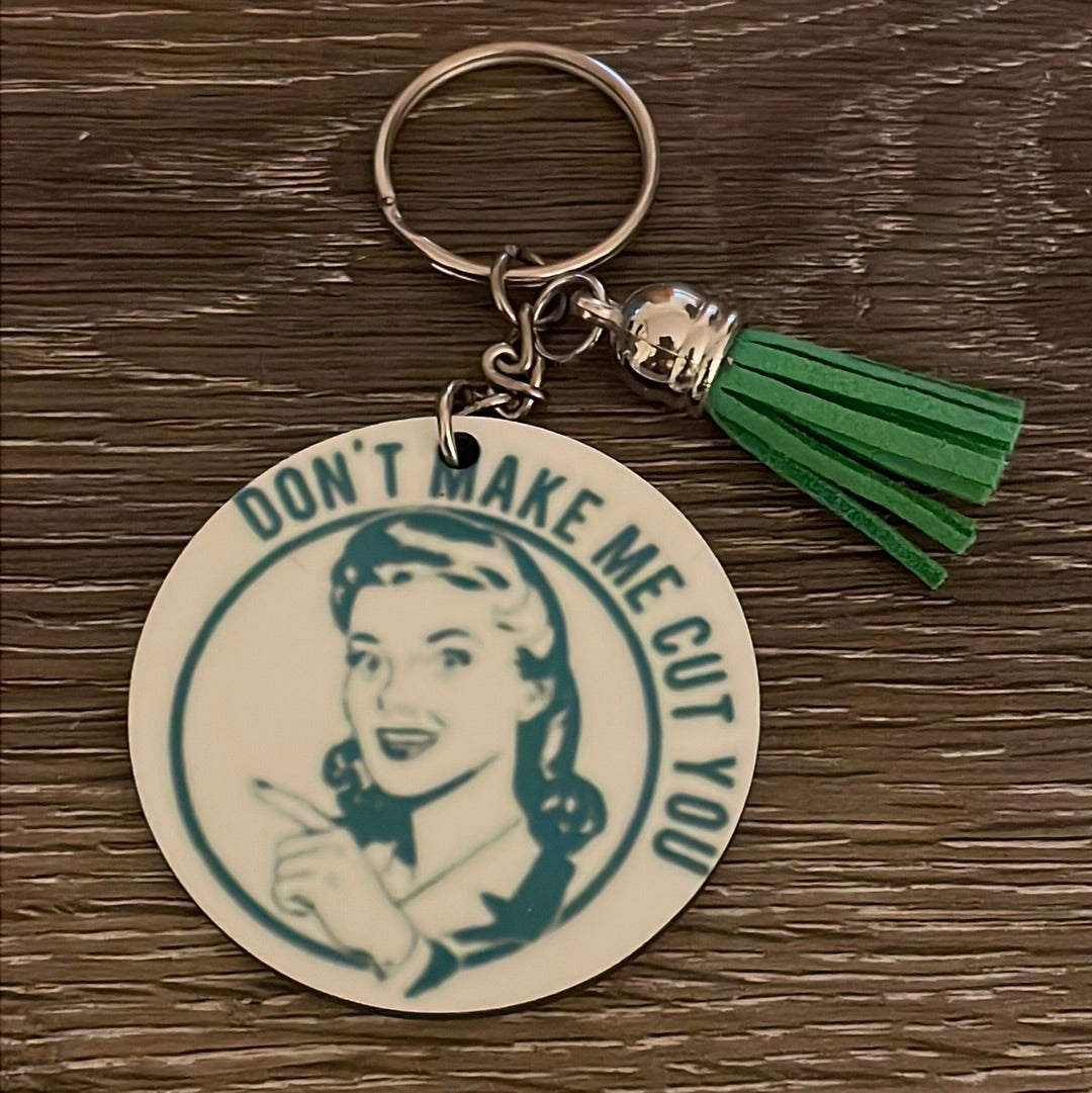 Cut You Keychain