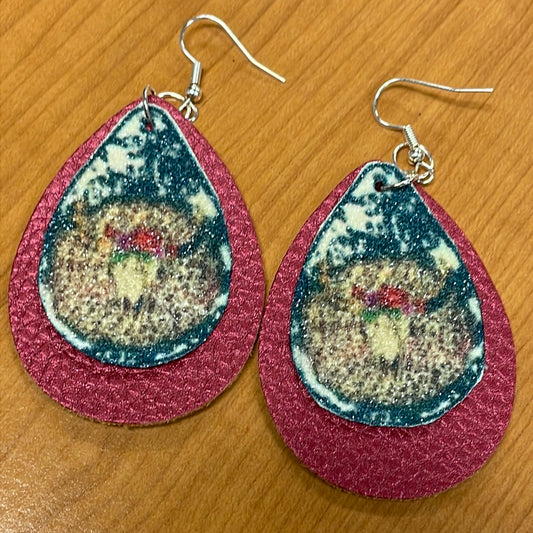 Cow Skull Earrings